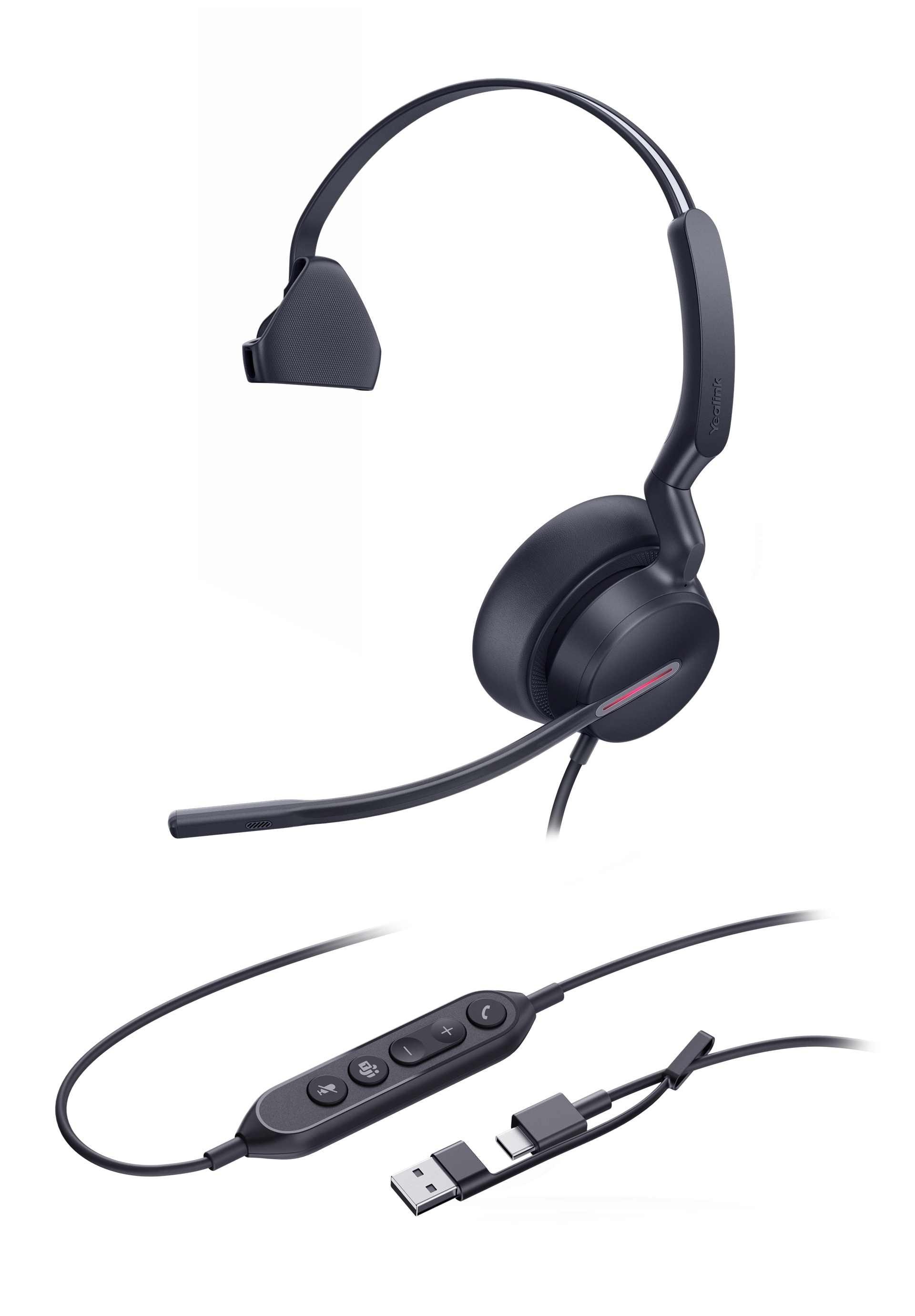 Yealink UH46 Mono Teams USB-C/A – 1308184 Yealink UH46 Mono Teams USB-C/A – 1308184